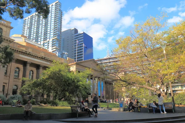 Architecture historique Bibliothèque d'État Melbourne Australie — Photo