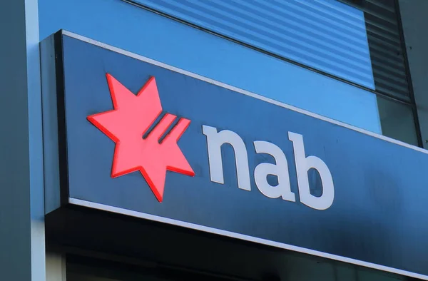 National Australia Bank NAB logo — Stock Photo, Image