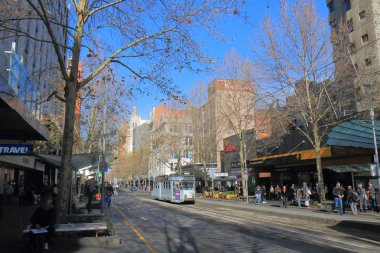 Melbourne şehir cityscape Avustralya
