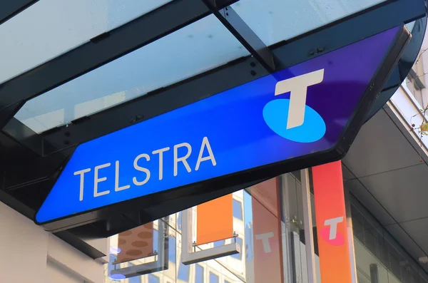 Telstra mobiele telefoon winkel Australië — Stockfoto