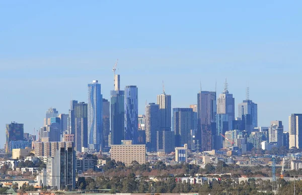 Melbourne downtown cityscape Australia — Stock Photo, Image