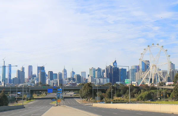 Melbourne downtown cityscape Australia — Stock Photo, Image