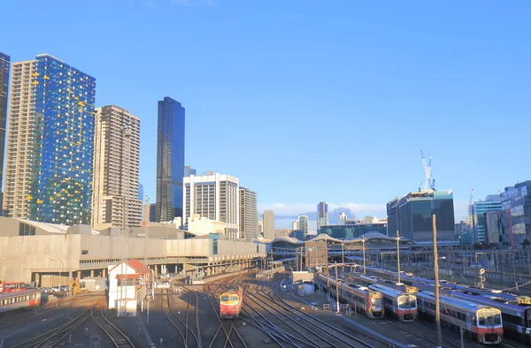 Southern Cross Bahnhof Melbourne Australien — Stockfoto