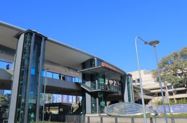 Otobüs istasyonu terminal Brisbane Avustralya