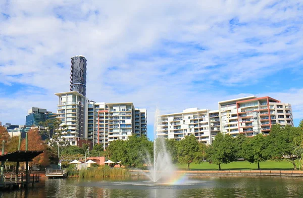 Roma straat park tuin Brisbane Australia — Stockfoto