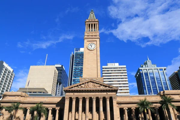 Brisbane Belediye Binası müze tarihi mimari Avustralya — Stok fotoğraf