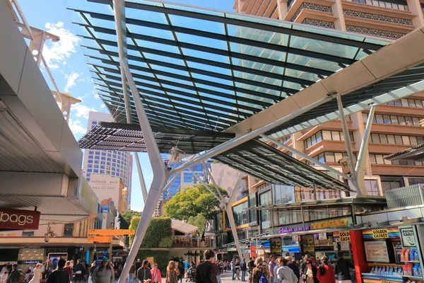 Centro comercial calle Brisbane Australia — Foto de Stock