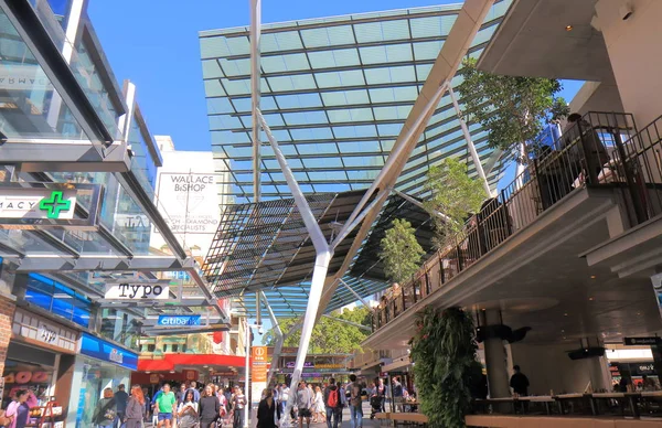 Shopping mall street Brisbane Australie — Photo