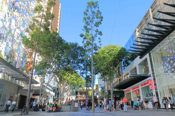 Centro comercial calle Brisbane Australia — Foto de Stock