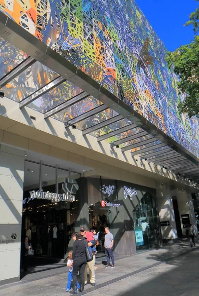 Shopping mall street Brisbane Australia — Stock Photo, Image