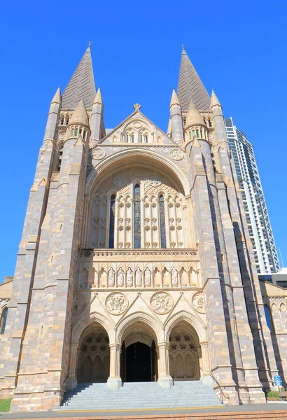 St. Johns katedral Brisbane Australien - Stock-foto