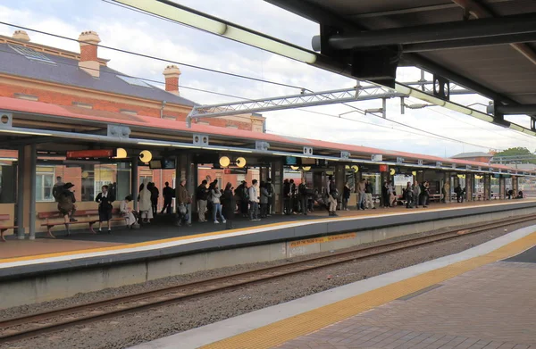 Pendlare järnvägsstationen Brisbane Australien — Stockfoto