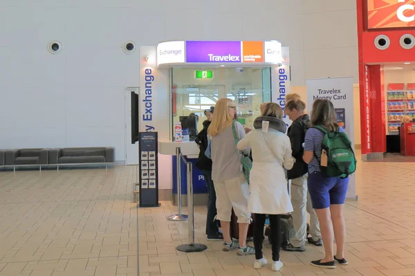 Brisbane Airport currency exchange Australia — Stock Photo, Image