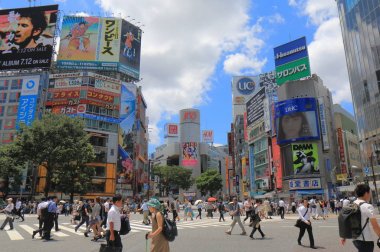 Shibuya Cityscape Tokyo Japonya