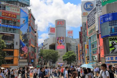 Shibuya Cityscape Tokyo Japonya