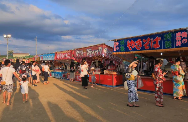 Japon havai fişek Yaz Festivali Kanazawa Japonya — Stok fotoğraf