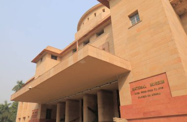 Yeni Delhi Hindistan - 26 Ekim 2017: National Museum New Delhi Hindistan