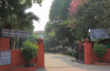 Yeni Delhi Hindistan - 29 Ekim 2017: Ulusal Gandi Müzesi Yeni Delhi Hindistan