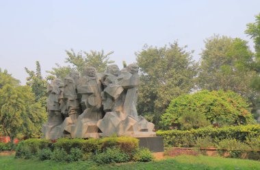 Yeni Delhi Hindistan - 29 Ekim 2017: Ulusal Gandi Müzesi Yeni Delhi Hindistan