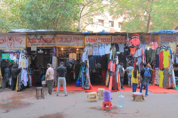 New Delhi Indie Října 2017 Neznámí Lidé Návštěva Trhu Janpath — Stock fotografie