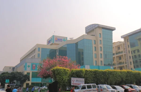 New Delhi India Ottobre 2017 Persone Non Identificate Visitano Ospedale — Foto Stock