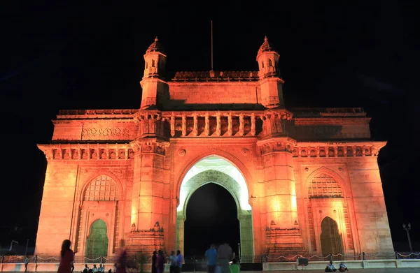 Brána Indie Rozzáří Mumbai Indie — Stock fotografie