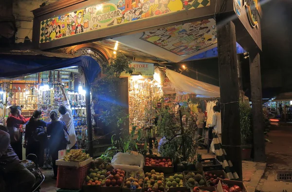 Mumbai India Octubre 2017 Personas Identificadas Visitan Mercado Calzada Colaba — Foto de Stock