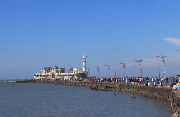 Mezquita Haji Ali Dargah Mumbai India — Foto de Stock