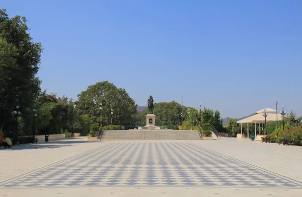 Maharana Pratap Staty Moti Magri Udaipur Indien — Stockfoto