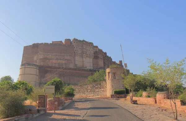 Mehrangarh Fort Jodhpur Hindistan Tarihi Mimarisi — Stok fotoğraf
