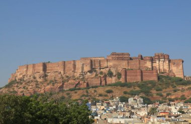 Mehrangarh Fort Jodhpur Hindistan tarihi mimarisi