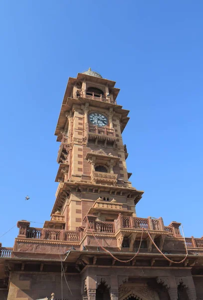 Turnul Ceas Street Market Din Jodhpur India — Fotografie, imagine de stoc