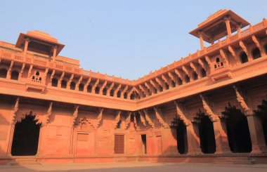 Agra fort tarihi mimari Agra Hindistan