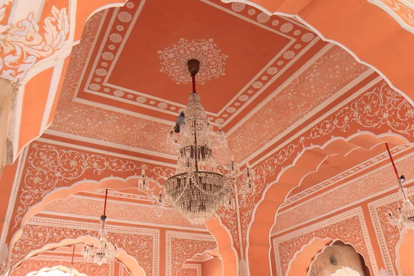 Jaipur India October 2017 Historical Celling Structure City Palace Jaipur — Stock Photo, Image