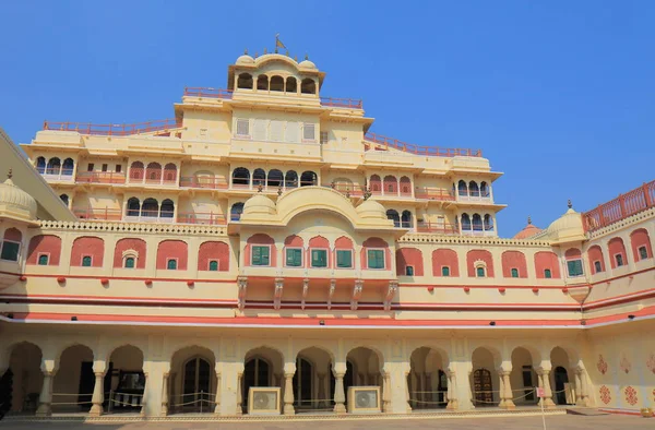 Městský Palác Historická Budova Jaipur Indie — Stock fotografie