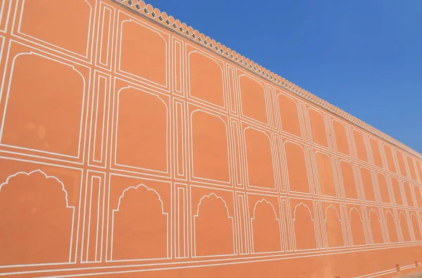 Palais Mur Bâtiment Historique Jaipur Inde — Photo