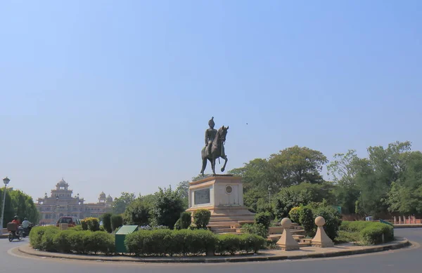 Jaipur Indien Oktober 2017 Sawai Mansingh Statue Jaipur — Stockfoto