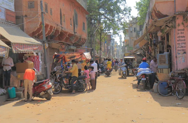 Jaipur India Ottobre 2017 Persone Non Identificate Visitano Centro Storico — Foto Stock