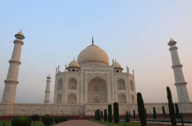 İkonik mimari Taj Mahal Agra Hindistan