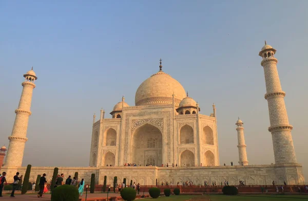 Agra India Octubre 2017 Arquitectura Icónica Taj Mahal Agra India —  Fotos de Stock