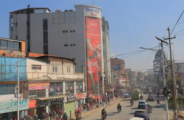 Kathmandu Nepál Listopadu 2017 Neznámí Lidé Navštěvují Mall Shopping Mall — Stock fotografie