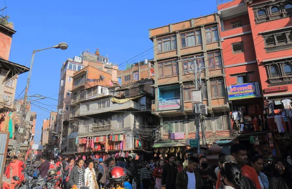 Kathmandu Nepal Novembre 2017 Des Personnes Non Identifiées Visitent Vieille — Photo