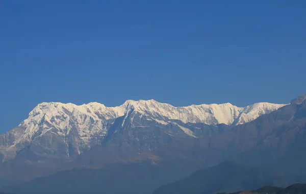 Himalaya Bergslandskap Annapurna Pokhara Nepal — Stockfoto