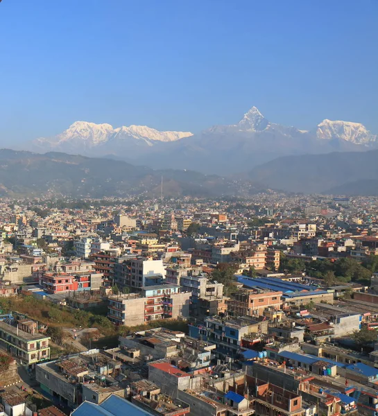 Machhapuchhre Himalaya Paesaggio Montano Annapurna Pokhara Nepal — Foto Stock