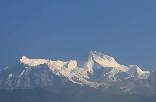 マチャプチャレ山ヒマラヤ山の風景ネパール アンナプルナ ポカラ — ストック写真