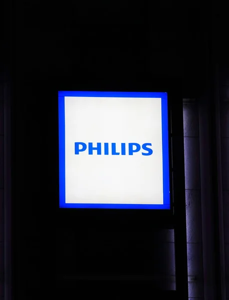 Osaka Japan November 2017 Philips Technologie Bedrijfslogo Philips Een Nederlandse — Stockfoto