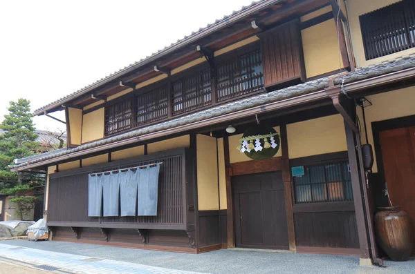 Традиционный Японский Дом Городе Геро Японии — стоковое фото