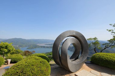 Fukui Japonya - 05 Mayıs 2018: Mikatagoko Göller Bölgesi Milli Parkı: Fukui Japan