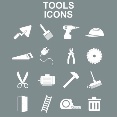 çalışma araçlar Icon set