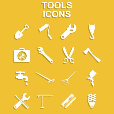 çalışma araçlar Icon set